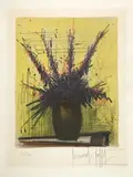 La Bruyère (aus: Herbier) by Bernard Buffet, 1966, color lithograph, offered Mar 2024