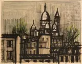 Le Sacré-Coeur by Bernard Buffet, 1962, color lithograph, offered Mar 2024