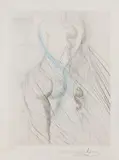 Nu (aus: Les Amours de Cassandre) by Salvador Dalí, 1968, etching, sold Mar 2024