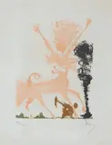 Les huit péchés capitaux by Salvador Dalí, 1966, color etching, offered Mar 2024
