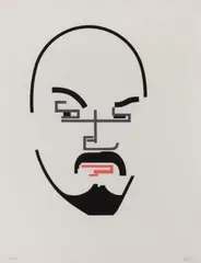 Lenin by Walter Dexel, screenprint, offered Mar 2024