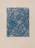 La fôret bleue by Max Ernst, 1962, color lithograph, sold Mar 2024