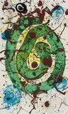 For the blue sons of the air by Sam Francis, 1990, screenprint, sold Mar 2024