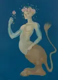 Ohne Titel by Léonor Fini, color lithograph, sold Mar 2024