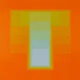 Colour sound / Algorithmus by Karl Gerstner, 1975, collage, sold Mar 2024