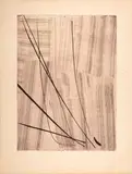 20 by Hans Hartung, 1953, color etching, sold Mar 2024