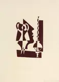 Die Klugen + Törichten by Marta Hegemann, linocut, sold Mar 2024