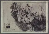 Ohne Titel by Horst Janssen, 1984, etching, sold Mar 2024