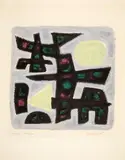 Ohne Titel by Alfred Manessier, 1956, color lithograph, offered Mar 2024