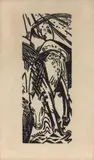 Trinkende Pferde by Franz Marc, 1912, woodcut, sold Mar 2024