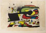Gos i Ocell by Joan Miró, 1979, color lithograph, sold Mar 2024