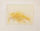 Ohne Titel by Zoran Mušič, 1964, color etching, offered Mar 2024