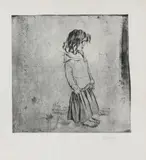 Zigeunerkind Bluem by Otto Pankok, 1933, drypoint, sold Mar 2024