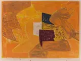 Komposition in Orange by Serge Poliakoff, 1956, color lithograph, offered Mar 2024