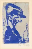 Trinker by Christian Rohlfs, woodcut, sold Mar 2024