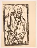 Mann / Verliebt by Christian Rohlfs, woodcut, offered Mar 2024
