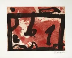 2/1983 by Emil Schumacher, 1983, etching, offered Mar 2024