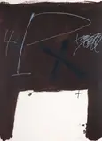 Ohne Titel (aus: Berlin-Suite) by Antoni Tàpies, 1974, color lithograph, offered Mar 2024