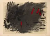 Ohne Titel (aus: Nocturn Matinal) by Antoni Tàpies, 1970, color lithograph, sold Mar 2024