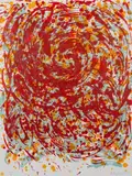 Spirale by Günther Uecker, 2013, color lithograph, sold Mar 2024