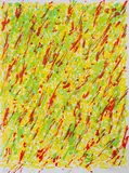 Spring by Günther Uecker, 2012, color lithograph, sold Mar 2024