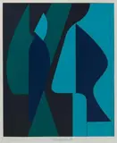 Ohne Titel (zu: Geh durch den Spiegel) by Victor Vasarely, screenprint, sold Mar 2024