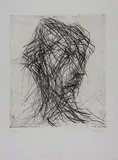 Kopf C.S by Max Uhlig, etching, offered Mar 2024