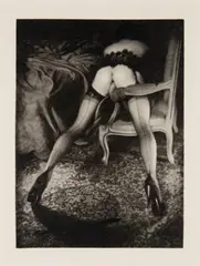 Éperon d'amour by Pierre Molinier, 1960, gelatin silver print, sold Mar 2024