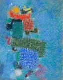 An die Freude by Max Ackermann, 1958, pastel, sold Mar 2024