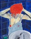 Ohne Titel by Bernhard Martin, 1984, oil on canvas, offered Mar 2024