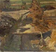 Landschaft I by Peter Schmersal, 1991, oil on canvas, offered Mar 2024