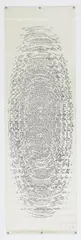 Textteppich by Ferdinand Kriwet, screenprint, sold Mar 2024