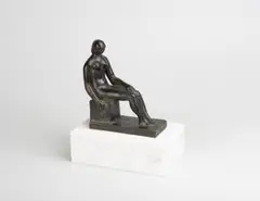 Sitzende by Alfred Lörcher, 1923, bronze, sold Mar 2024