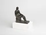 Sitzende by Alfred Lörcher, 1923, bronze, sold Mar 2024