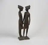 Freundinnen by Clemens Pasch, 1957, bronze, sold Mar 2024