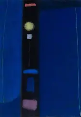 Ohne Titel by Max Ackermann, 1964, pastel, sold Mar 2024
