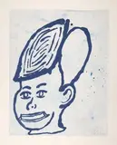 Ohne Titel (Untitled # 25) by Donald Baechler, 1993, watercolor, offered Mar 2024