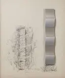 Waldspiegelungen by Victor Bonato, 1977, pencil, offered Mar 2024
