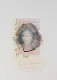 La fée électricité by Henri Chopin, 1982, collage, sold Mar 2024