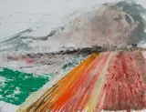 Nature vivante by Felix Droese, 1985, gouache, sold Mar 2024