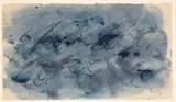 Ohne Titel by Jean Faultrier, watercolor, sold Mar 2024