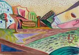 Ohne Titel by Werner Gilles, watercolor, offered Mar 2024