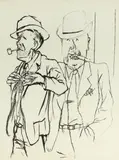 Ohne Titel by George Grosz, ink, offered Mar 2024