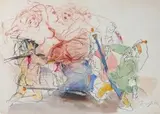 Das Paradies vor Augen by Alfred Hrdlicka, 1983, watercolor, offered Mar 2024