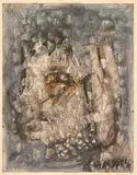 La Main de L'ancêtre by Karskaya, 1964, gouache, offered Mar 2024