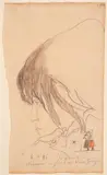 Joanna by Horst Janssen, 1985, pencil, offered Mar 2024