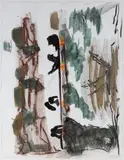 Ohne Titel (Læsø) by Per Kirkeby, 2006, watercolor, offered Mar 2024