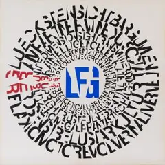 Ohne Titel (LFG) by Ferdinand Kriwet, 1970, pencil, sold Mar 2024