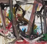 Ohne Titel by Helmut Sturm, 1989, acrylic, sold Mar 2024