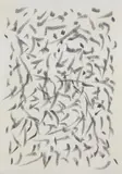 Wind by Günther Uecker, 1997, pencil, sold Mar 2024